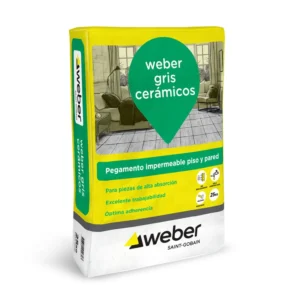 Pegamento Weber impermeable 25kg